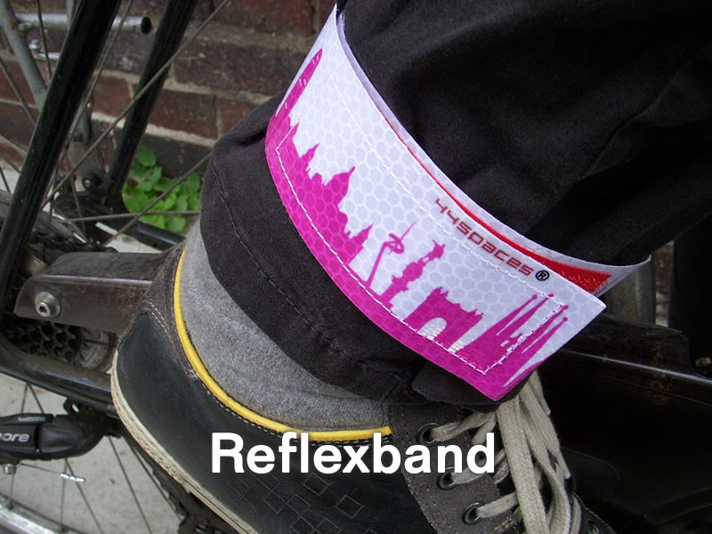 Hosenschutz Reflexband Fahrradband - viele Motive zur Auswahl