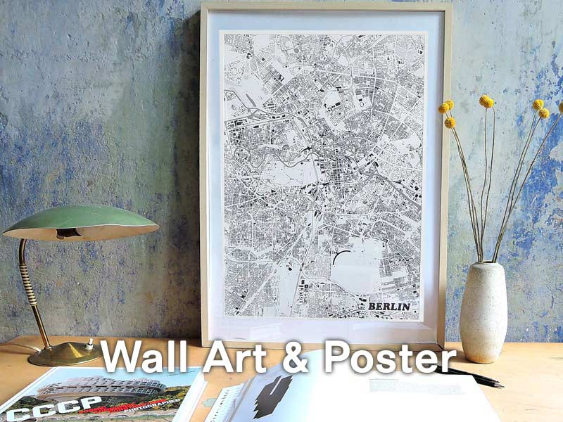Poster , City Maps & Wall Plans