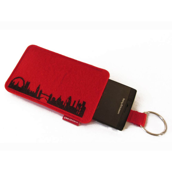 London Sleeve. red