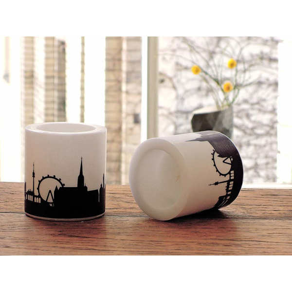 Vienna Candle with Skyline