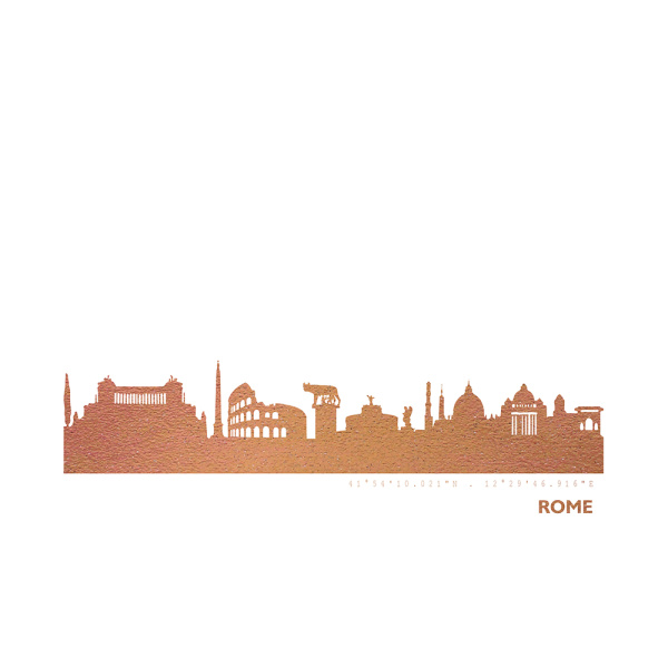 Rome Art print. copper | A3