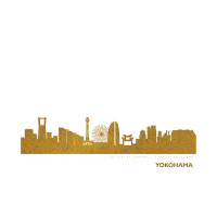 Yokohama Kunstdruck. gold | A4