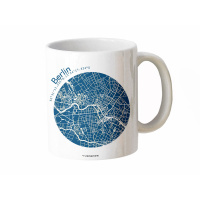 Gift mug Berlin map