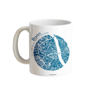 Gift mug Bonn map