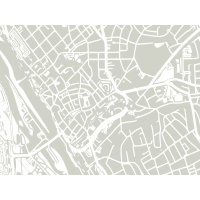 Berlin Karte. gray | 30 x 21 cm