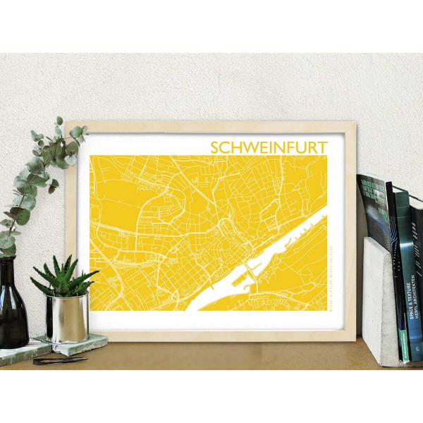 Schweinfurt Stadtkarte
