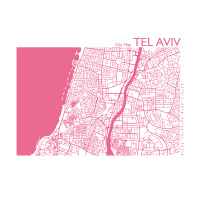 Tel Aviv City Poster