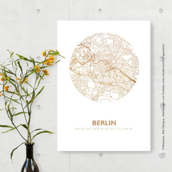 Berlin Karte Rund