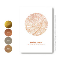 München Karte Rund