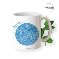 Gift mug Essen map