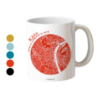 Gift mug Cologne map