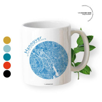Gift mug Hannover map