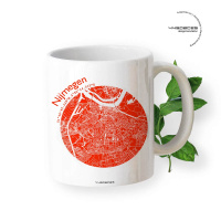 Gift mug Nijmegen map