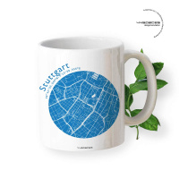Gift mug Stuttgart map