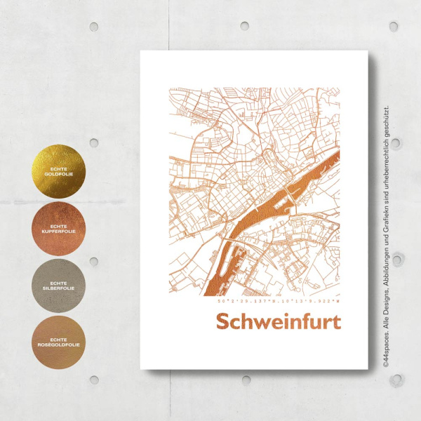 Schweinfurt map square
