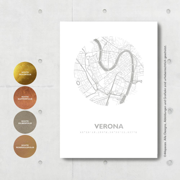 Verona map circle