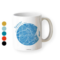 Gift mug Speyer map