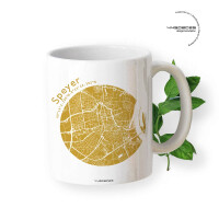 Gift mug Speyer map