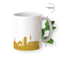 München Skyline Mug. Golden