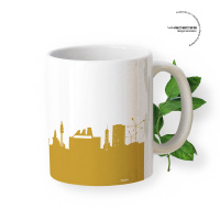 Graz Skyline Mug. Golden