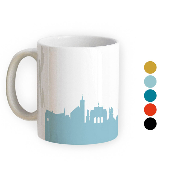 Gift Mug Erfurt Skyline