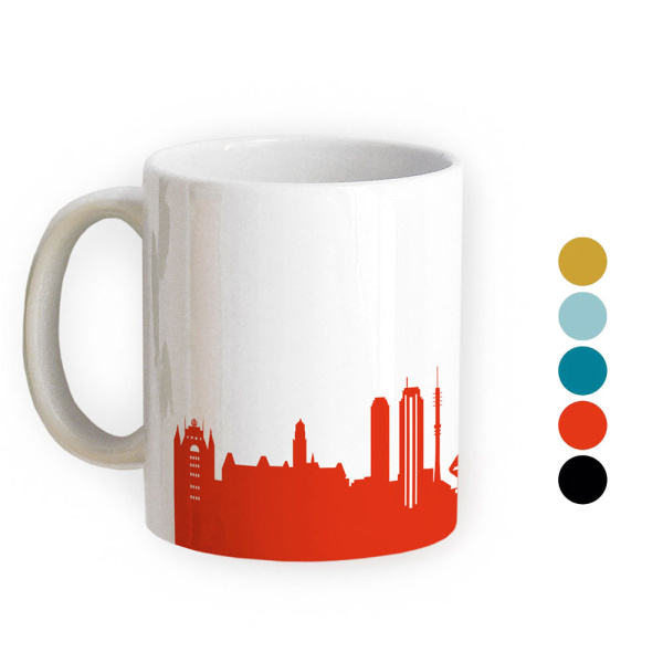 Gift Mug Rotterdam Skyline