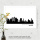 Boston Skyline Print Black & White