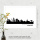Frankfurt Skyline Print Black & White