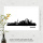 Shanghai Skyline Print. A3 bw
