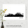 Singapur Skyline Print Black & White