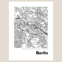 Berlin Map Black & White