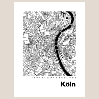 Köln Stadtkarte Eckig & Rund