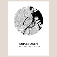 Kopenhagen Stadtkarte Eckig & Rund