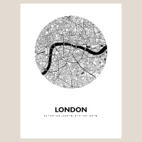 London Map Black & White