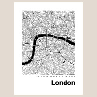 London Map Black & White
