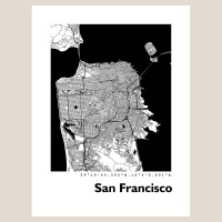 San Francisco Map Black & White