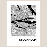 Stockholm Map Black & White