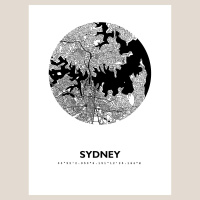 Sydney Map Black & White