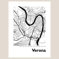 Verona Map Black & White