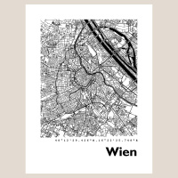 Wien Stadtkarte Eckig & Rund