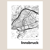 Innsbruck Stadtkarte Eckig & Rund