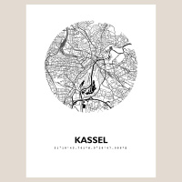 Kassel Stadtkarte Eckig &amp; Rund