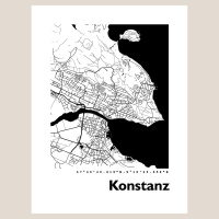 Konstanz Map Black & White