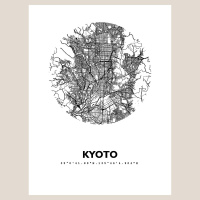 Kyoto Stadtkarte Eckig & Rund
