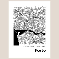 Porto Stadtkarte Eckig & Rund