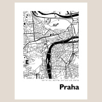 Prag Stadtkarte Eckig & Rund
