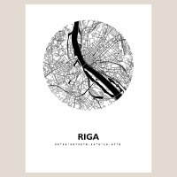 Riga Stadtkarte Eckig & Rund