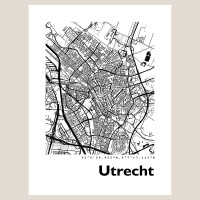 Utrecht Stadtkarte Eckig & Rund