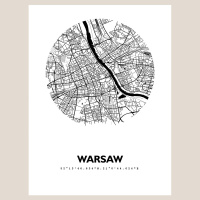 Warschau Stadtkarte Eckig & Rund