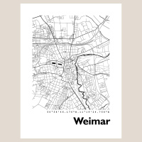 Weimar Stadtkarte Eckig & Rund